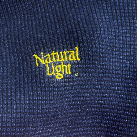 The Lions Pride NATURAL LIGHT Sweater Multicolor USA XL Mens Pullover Knit VTG - Picture 4 of 4